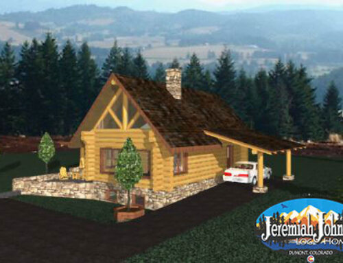Fire Hawk 2 Bedroom Log Cabin Plan