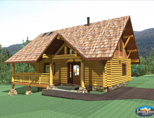 Slovenia 2 Bedroom Log Cabin Plan