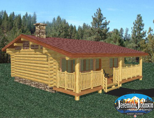 The Hunter 2 Bedroom Log Cabin Plan