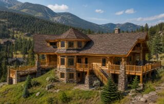 Sulphur Spring 4 Bedroom Log Home Illustration